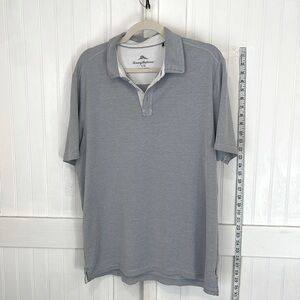 Tommy Bahama men’s polo light bluish gray size L
